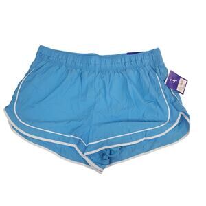 Women's Woven Mid-Rise Shorts - JoyLab  Turquoise Blue L